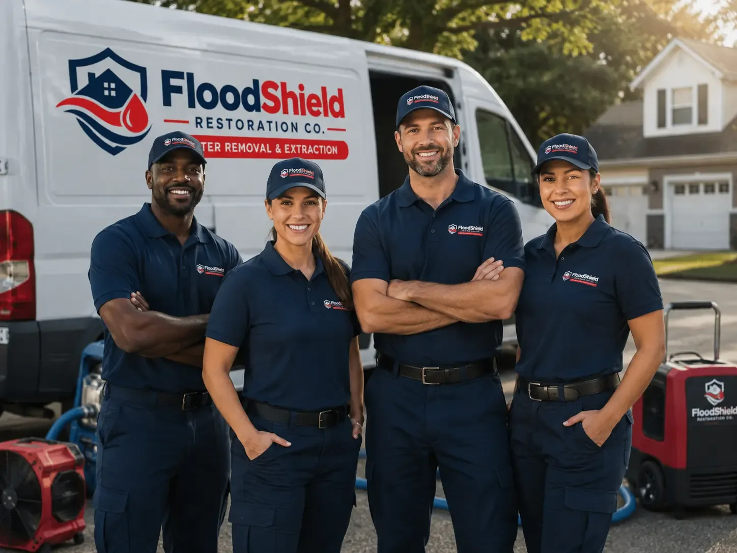 Flood Damage Restoration company in Ludlow Falls, OH